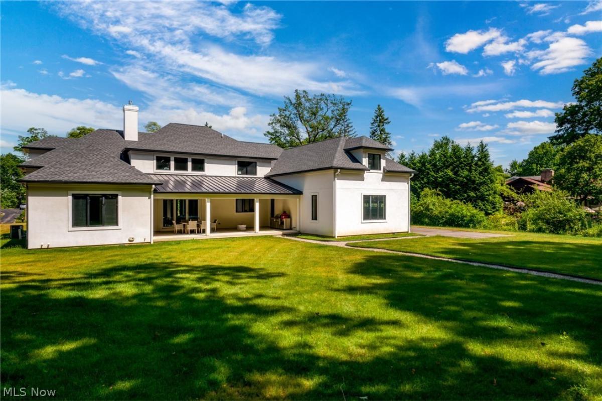 Rear view of the house.