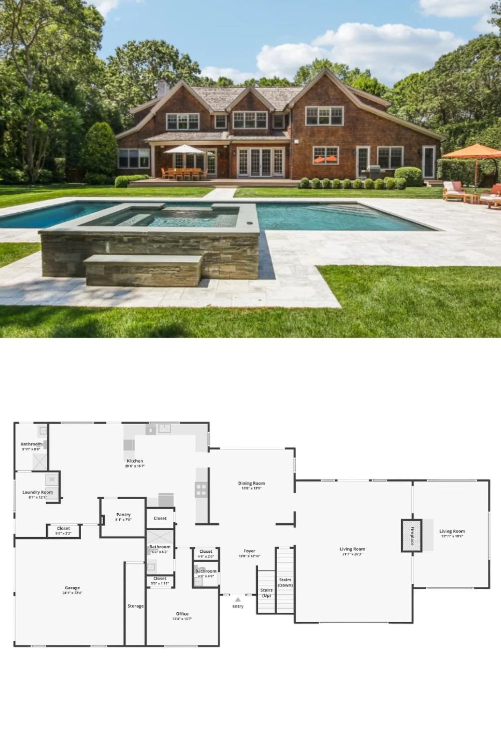 6-Bedroom Mansion (6,002 Sq. Ft. Floor Plan)