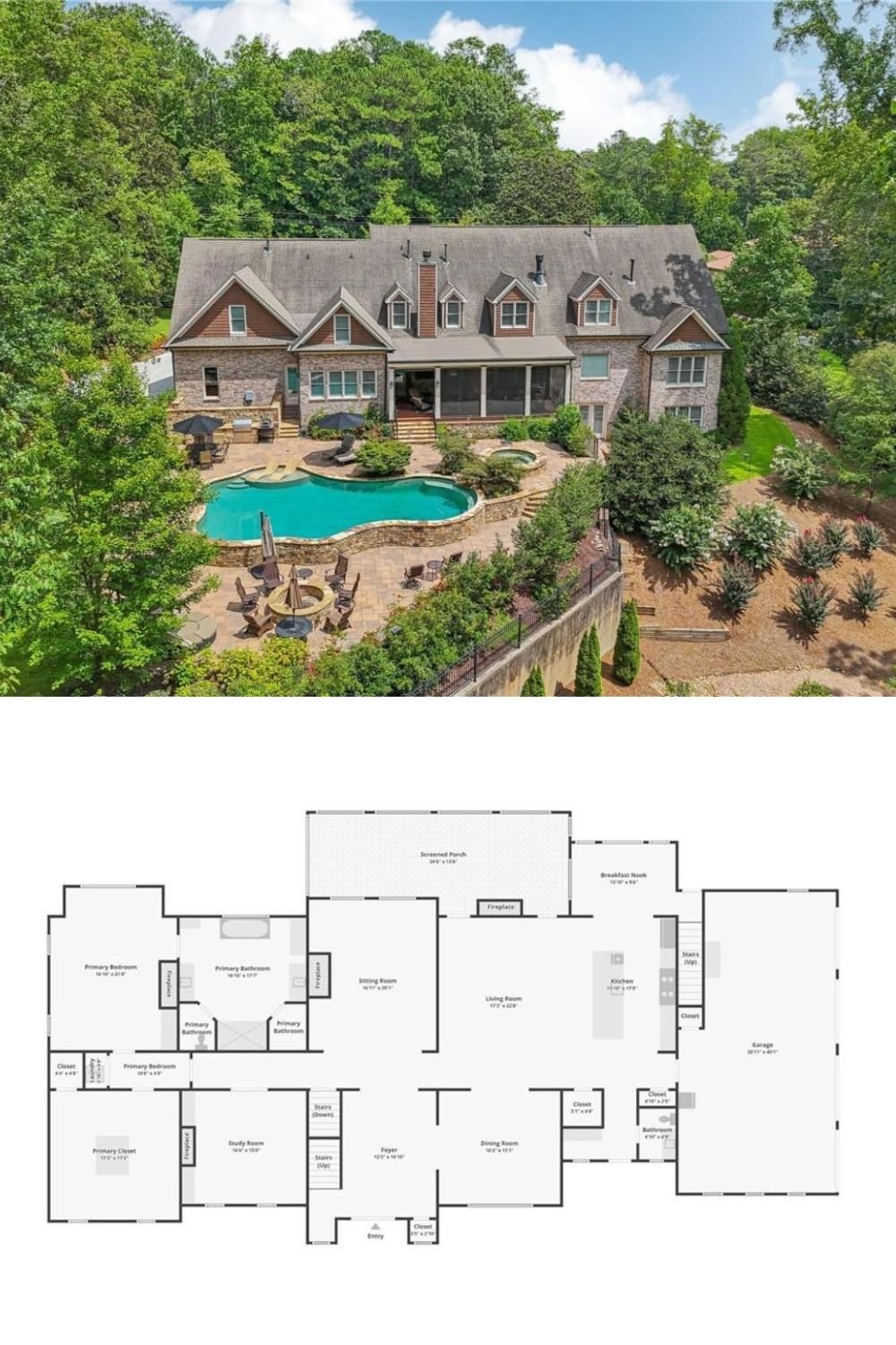 6-Bedroom Mansion (9,000 Sq. Ft. Floor Plan)