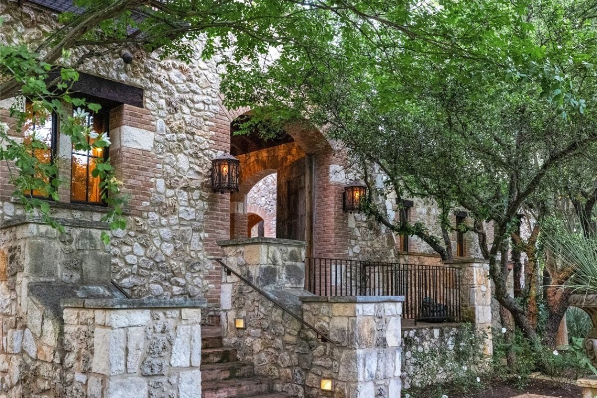 The front exterior of the property.
