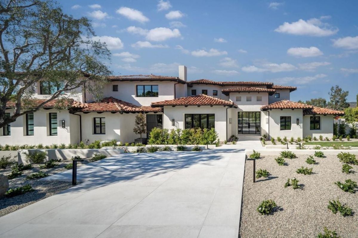 The front view of the property.