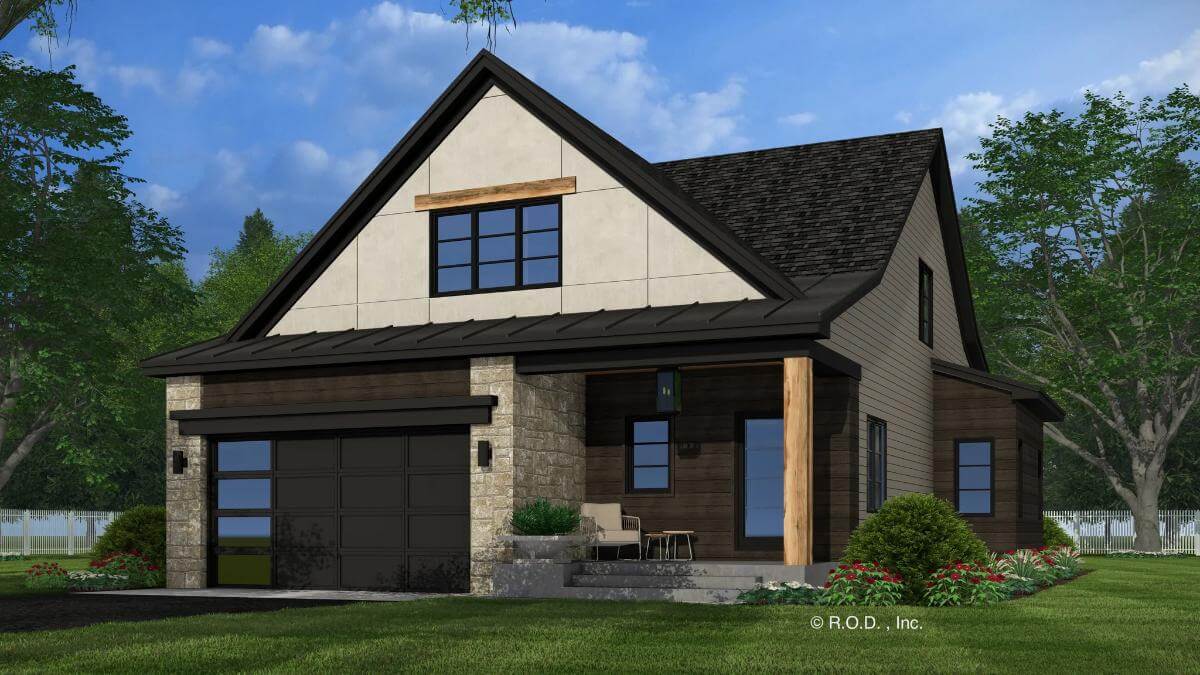 4-Bedroom Craftsman Style Gainesville Home with Open-Concept Living and Loft (Floor Plan)