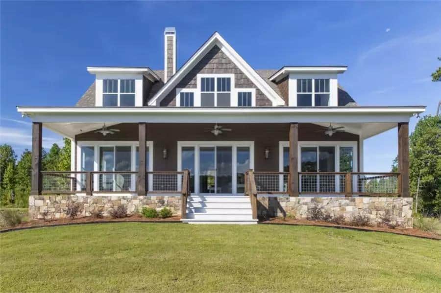 5-Bedroom Beach Style Camden Home with Balcony and Covered Front Porch (Floor Plan)