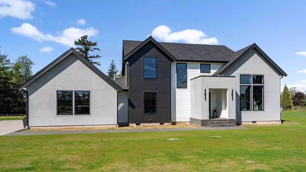 Ajax 4-Bedroom Modern Farmhouse with Balcony and Covered Patio (Floor Plan)