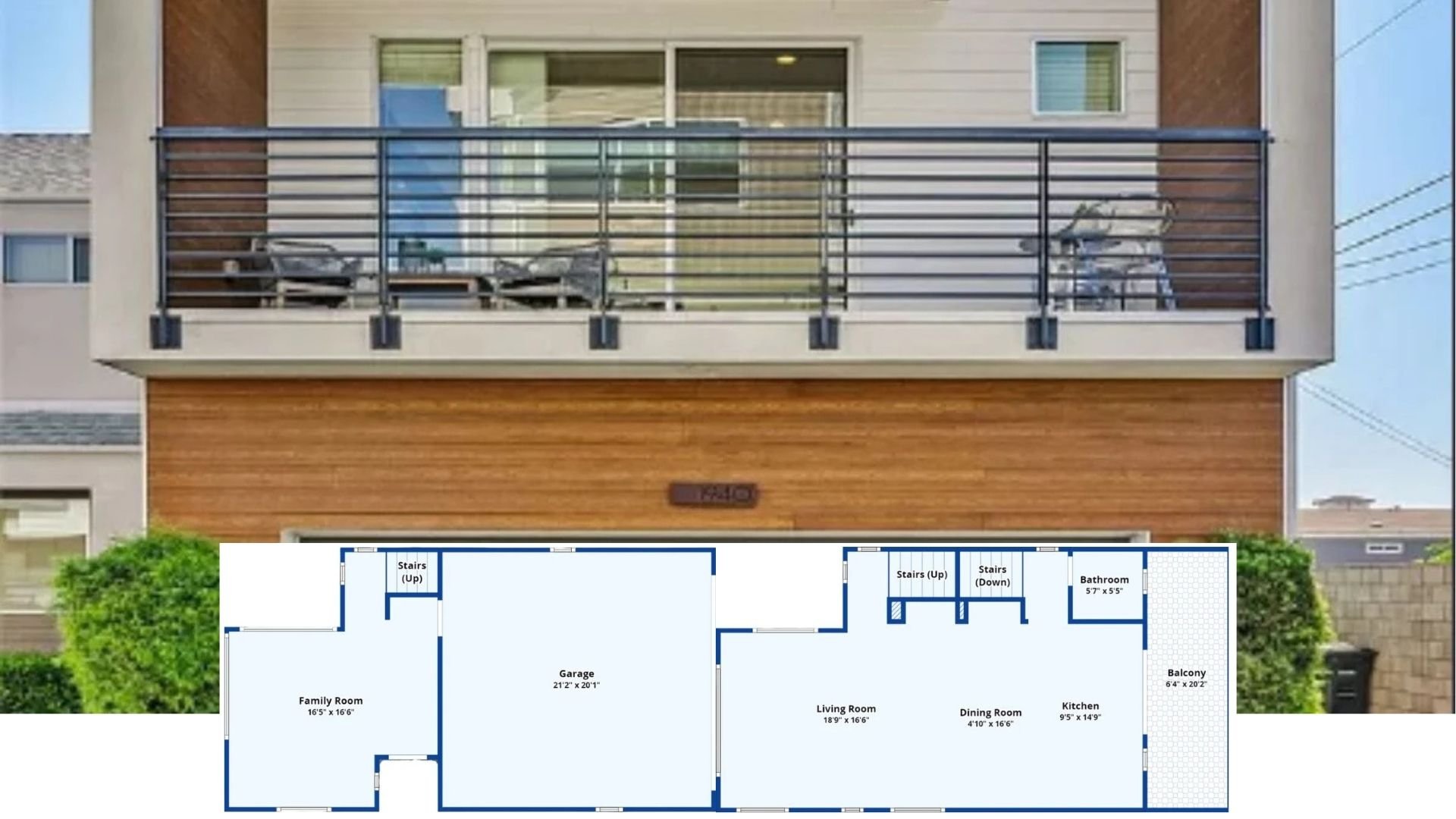 Take a Peek at This 2,150-Sq-Ft Contemporary Wood-and-Metal Home with a Sun-Splashed Balcony
