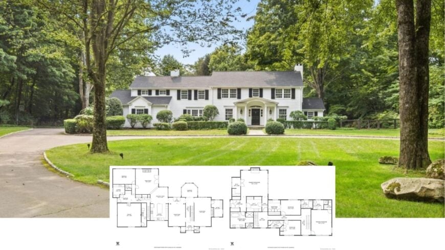 Tour This Timeless 5-Bedroom Colonial Estate with Dual Primary Suites and Resort-Style Pool