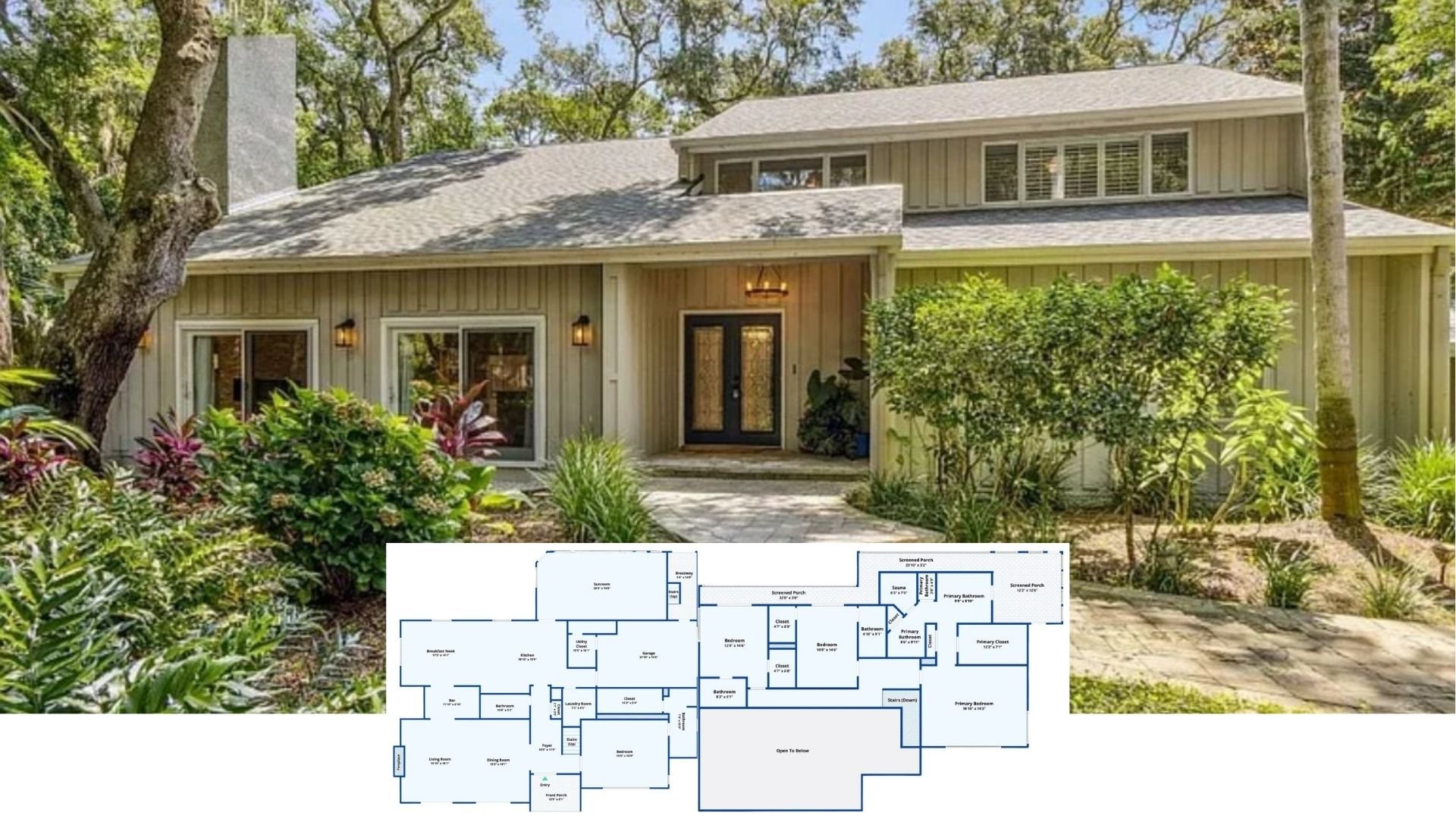 Tour This Light-Filled 4-Bedroom Craftsman Retreat With Sunroom, Sauna & Screened Porches (Floor Plan)