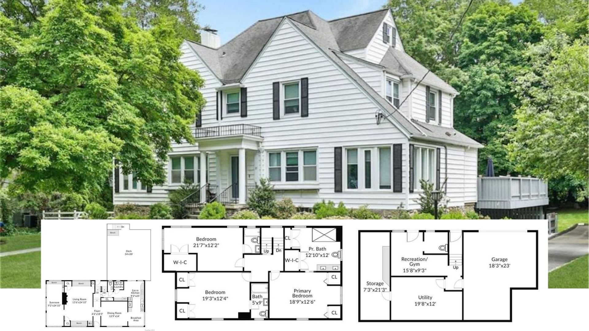 Step Inside This 3,498-Sq. Ft. Classic Colonial with a Sun-Splashed Deck and Flexible Loft (Floor Plan)