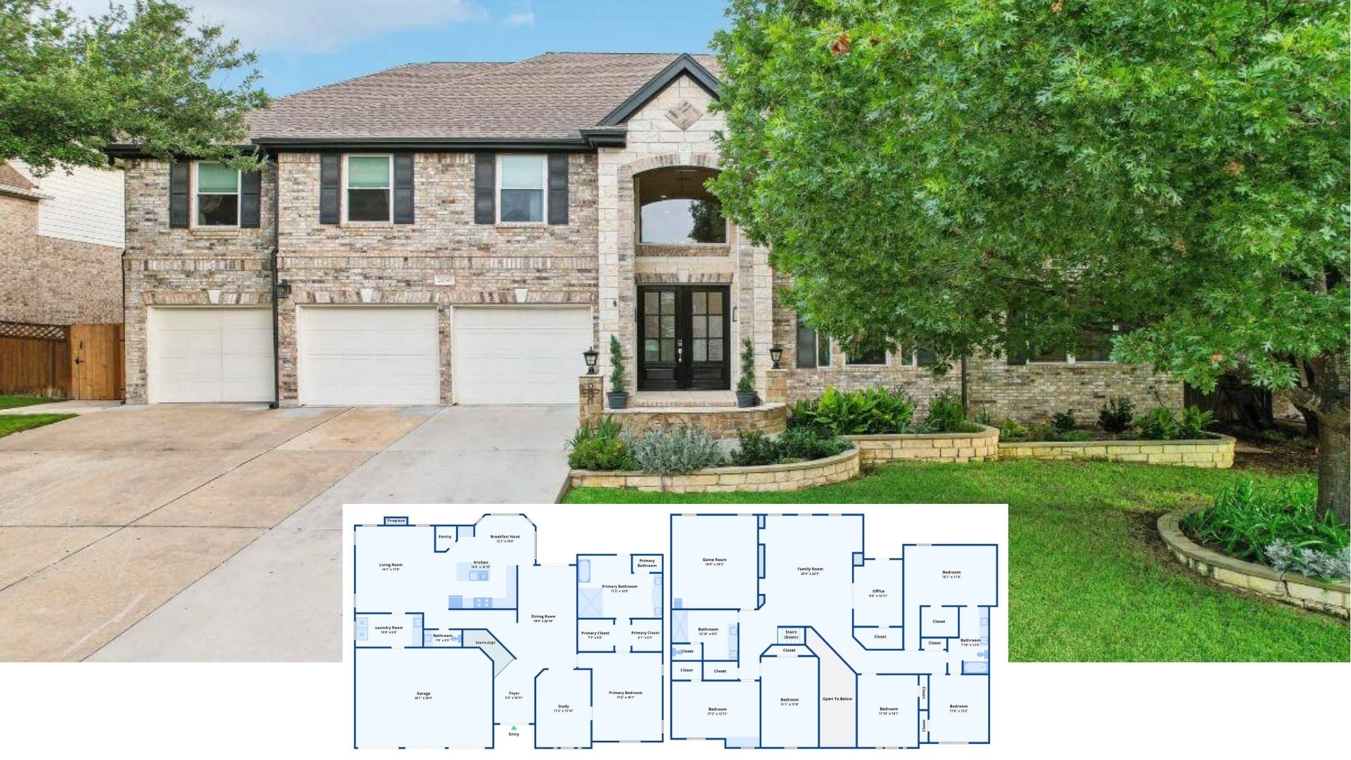 Tour This 3,900-Sq-Ft, 4-Bedroom Modern Craftsman with Triple Garage and Backyard Pool (Floor Plan)