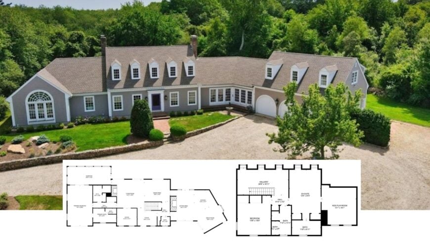 Tour This Classic 4-Bedroom Cape Cod With Slate Roof, Sunroom, and a 30' Guest Suite (Approx. 5,000 Sq. Ft.)