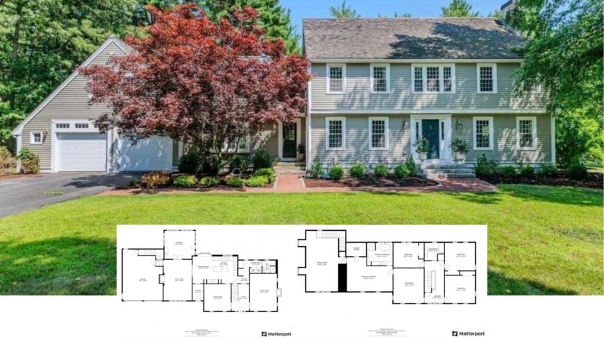 Step Inside This Symmetrical 3,200-Sq-Ft Colonial with a Sunlit Solarium and Bonus Room (Floor Plan)
