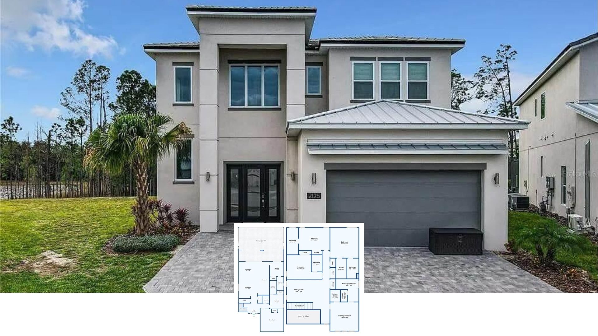 Tour This Bold 5-Bedroom Contemporary Home Packed with Game-Ready Spaces and a Screened Pool (4,200 Sq. Ft. Floor Plan)