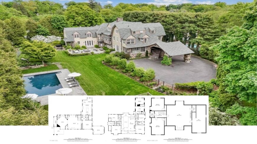 Step Inside This 6,400-Sq.-Ft. Craftsman Manor with Tudor Flair and Lush Gardens