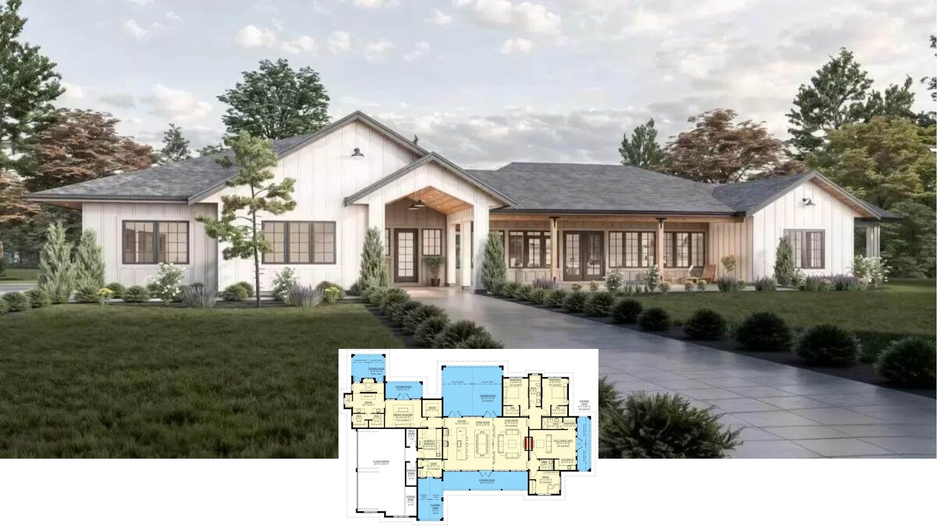Tour This Grand 5-Bedroom Craftsman Manor With Its Own Tennis Court and Four-Level Floor Plan