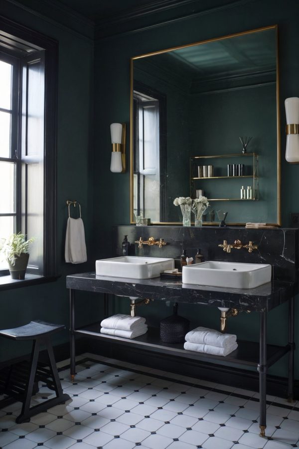 22 Dark Moody Bathroom Ideas