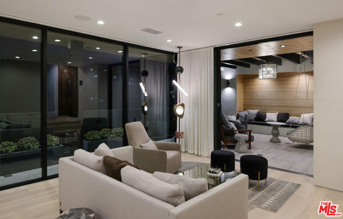 Sitting area with couches.