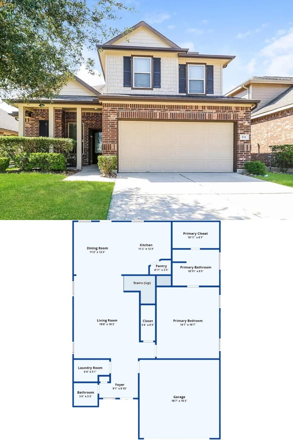 4-Bedroom Traditional Style Single Family Home