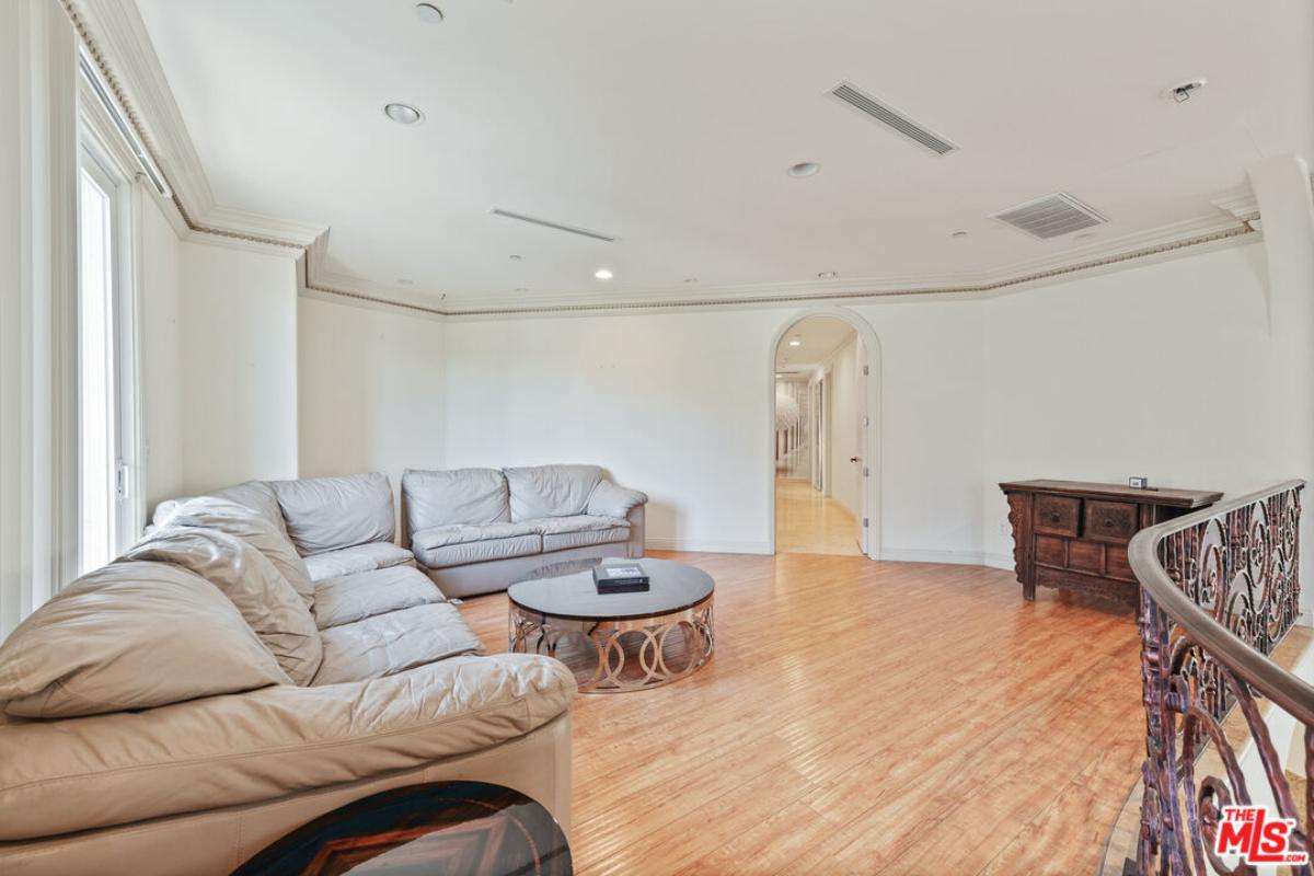 Family room with couches.