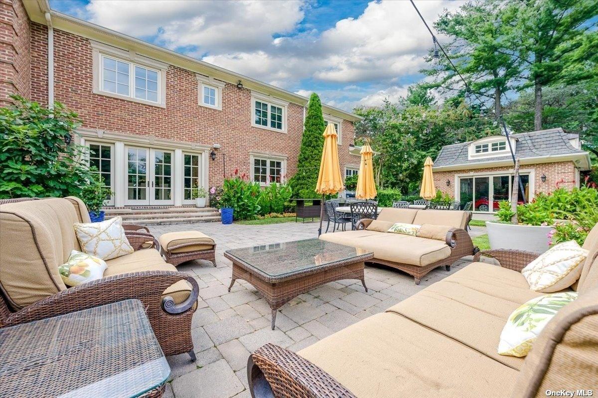Patio with couches.