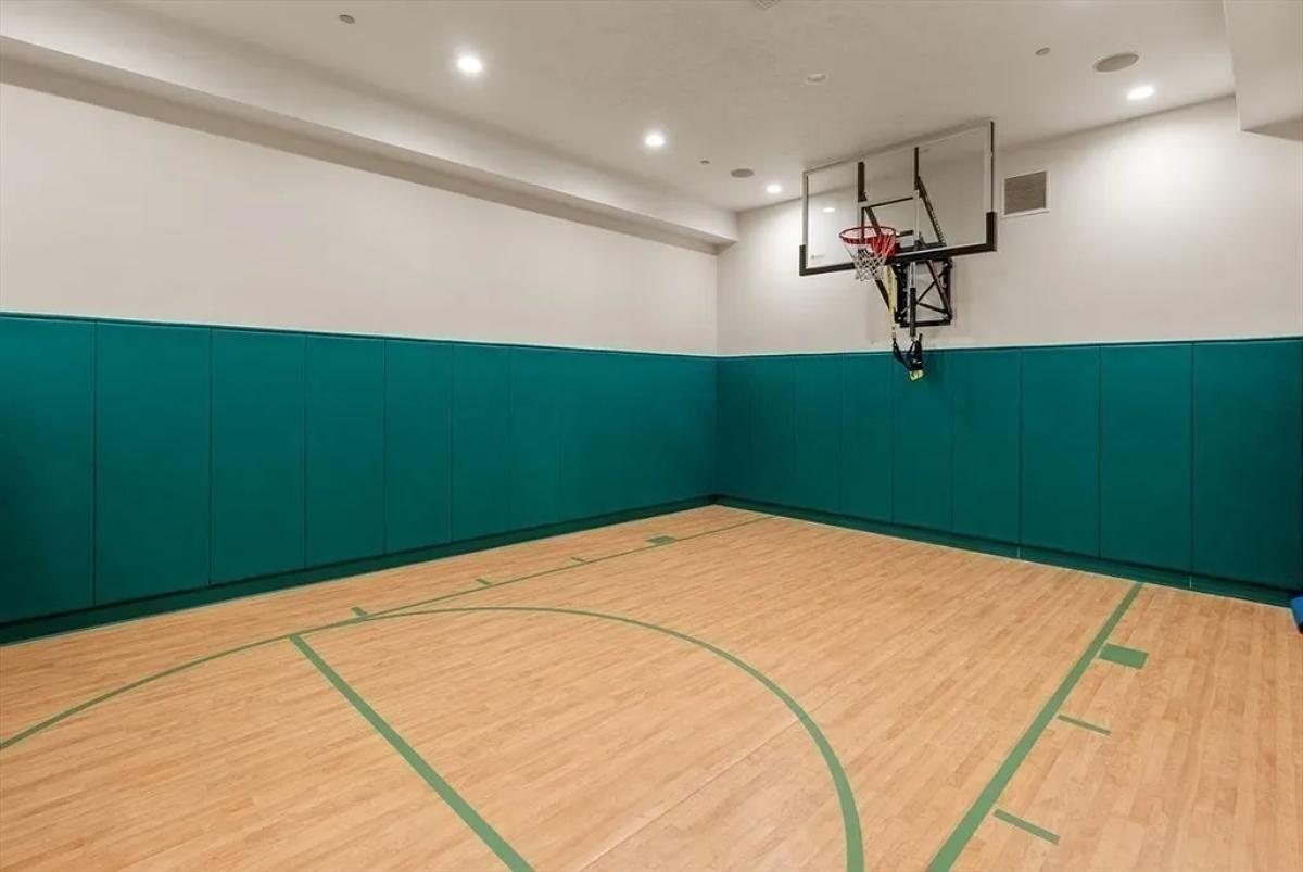 Indoor basketball court