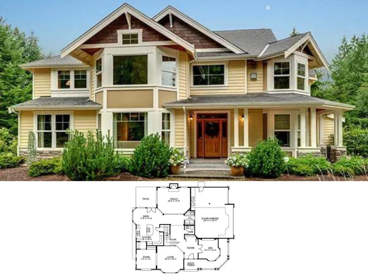 Hazelwood 3-Bedroom Farmhouse with Balcony and Bonus Room (Floor Plan)