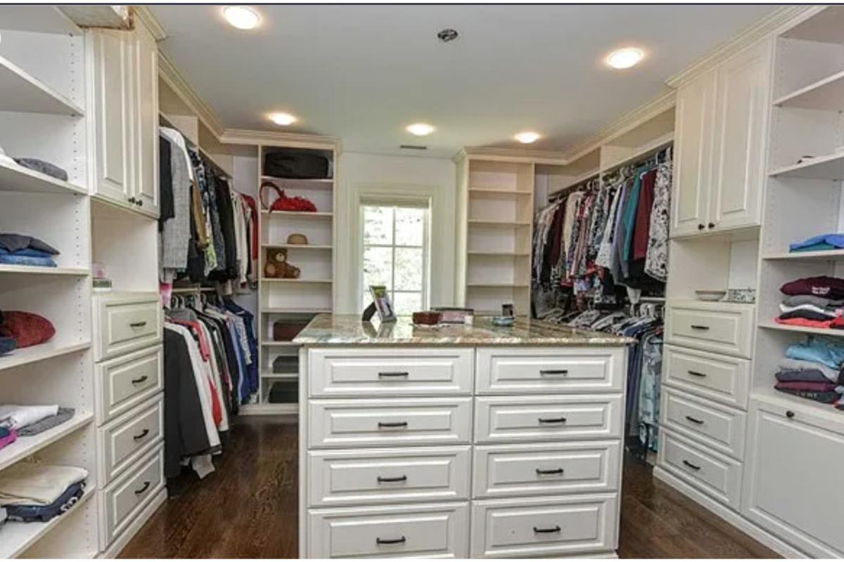 Primary closet