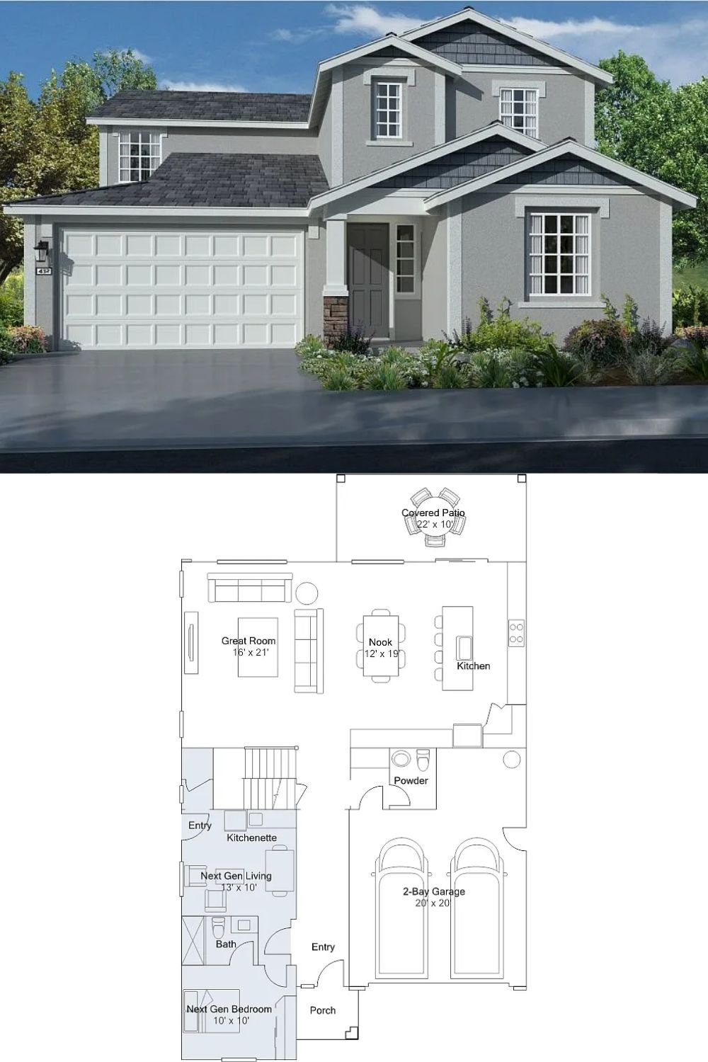 4-Bedroom Single Family Home