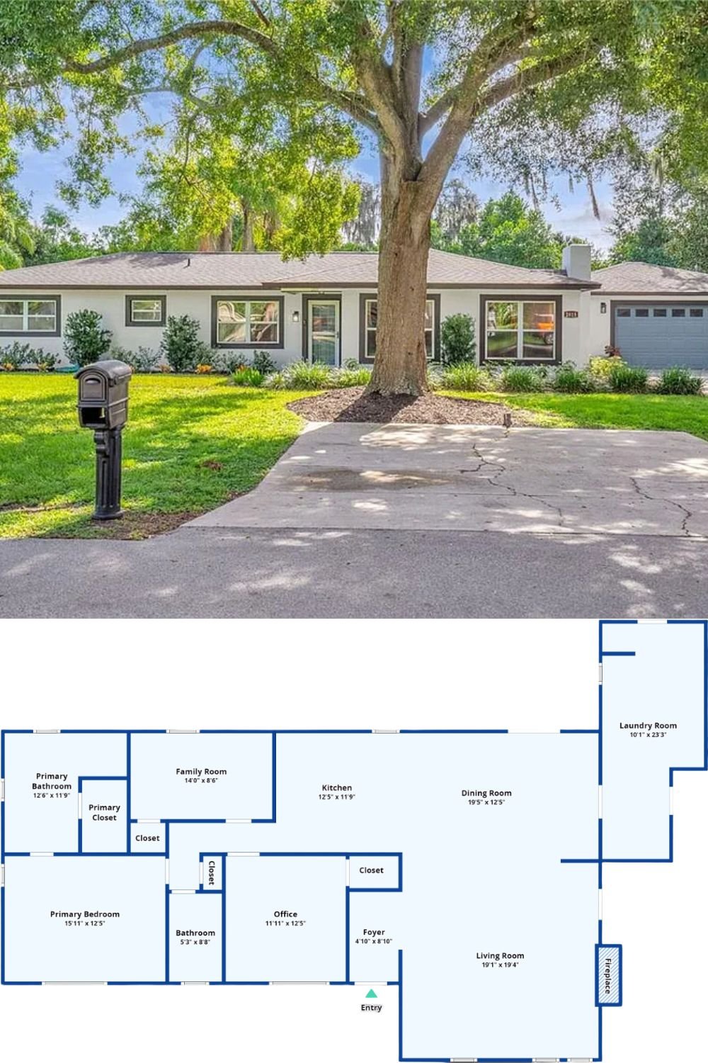 3-Bedroom Ranch Style Single Family Home