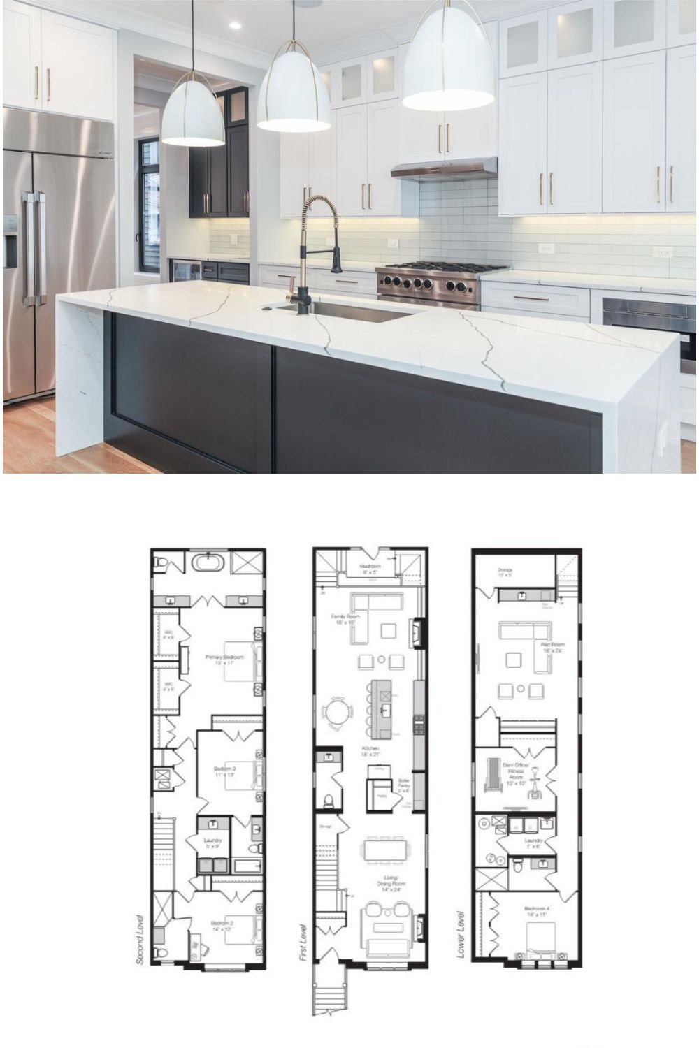 5-Bedroom Home with Wet Bar and 2-Car Garage (2,353 Sq. Ft. Floor Plan)