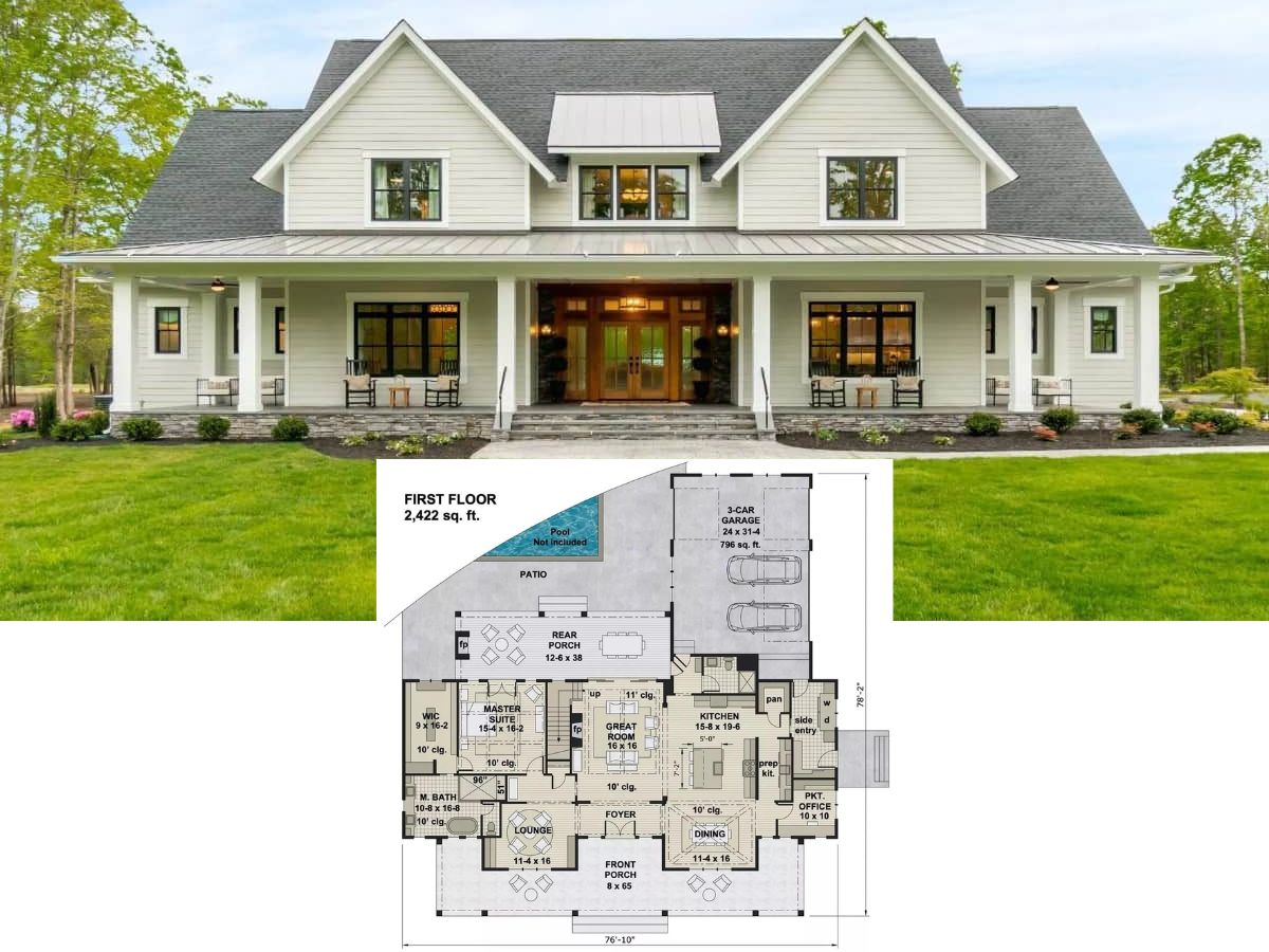 10 Best Farmhouse Style House Plans – Ever! – Home Stratosphere