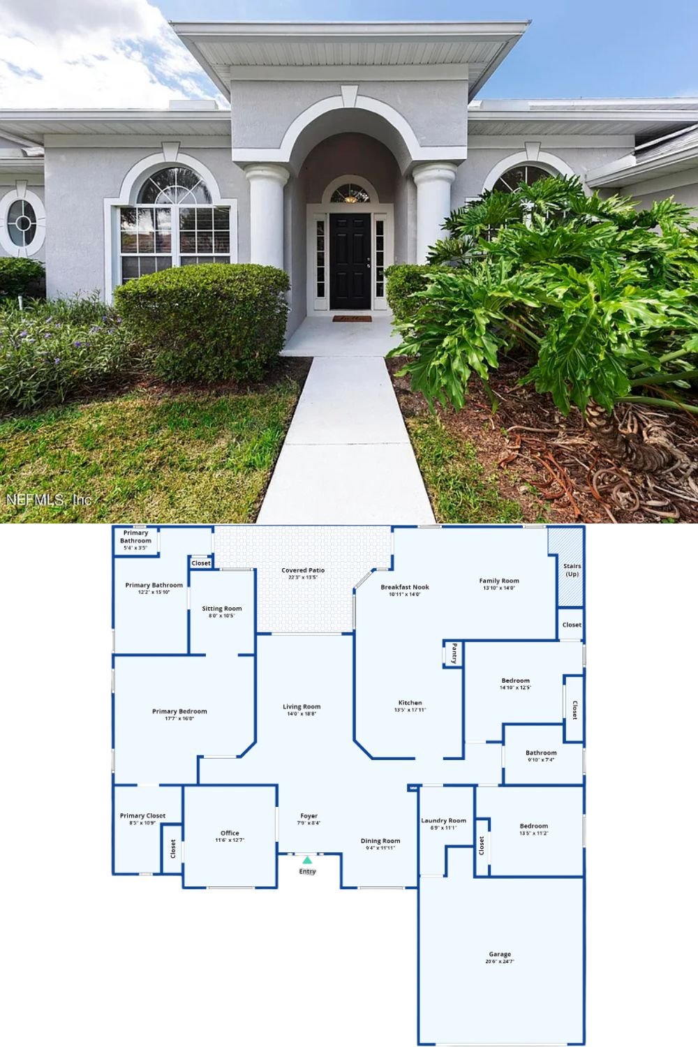 5-Bedroom Contemporary Style Single Family Home
