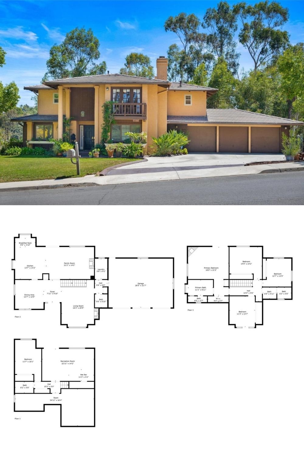 6-Bedroom Home (3,553 Sq. Ft. Floor Plan)