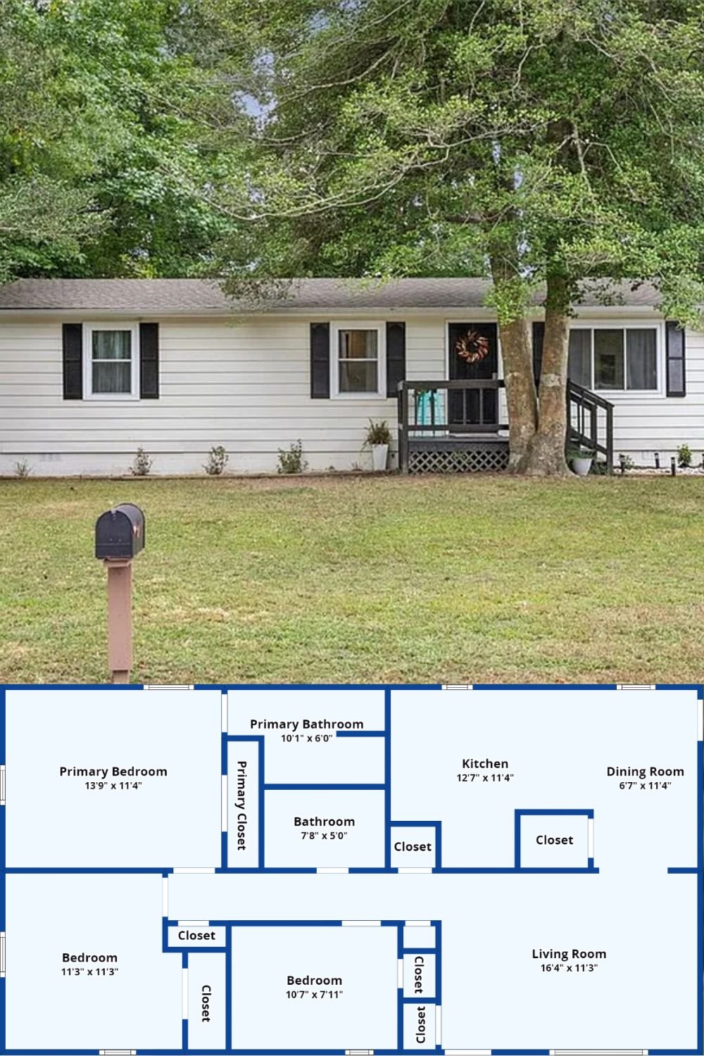 3-Bedroom Ranch Style Single Family Home