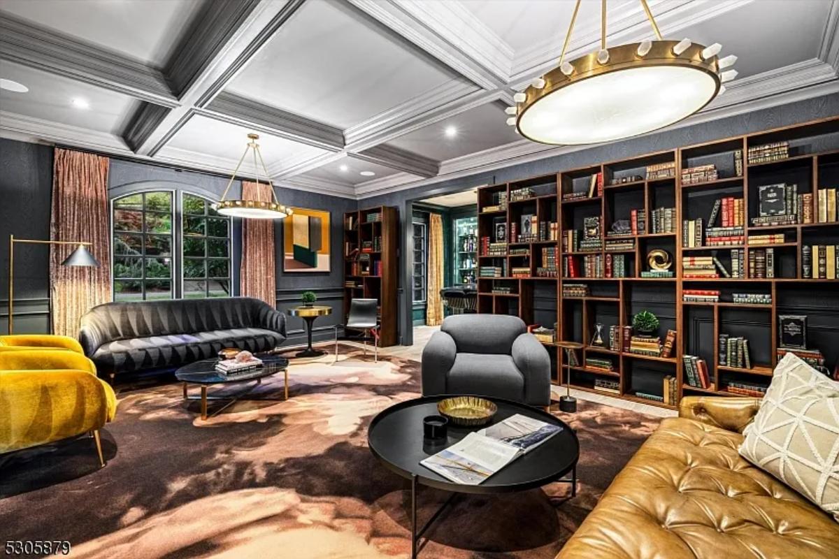 Reading nook with couches.
