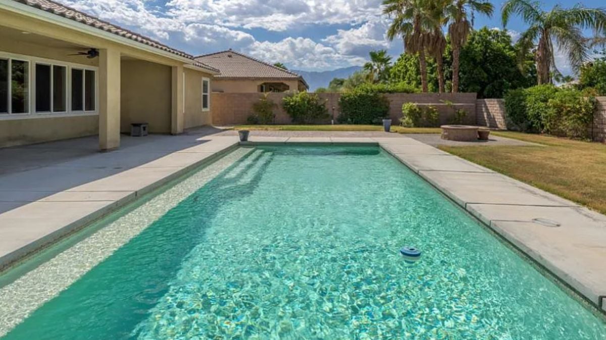 A swimming pool.