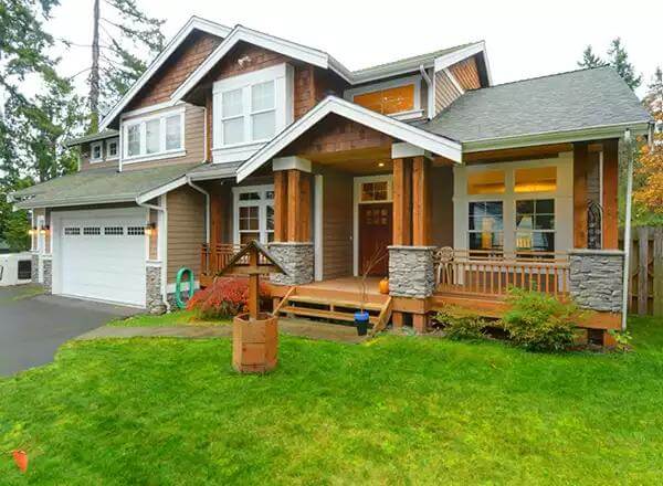 Craftsman Style 3-Bedroom Rockmore Home with 3-Car Garage and Bonus Room (Floor Plan)