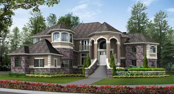 Front rendering of the 4-bedroom traditional style Kaslo home.