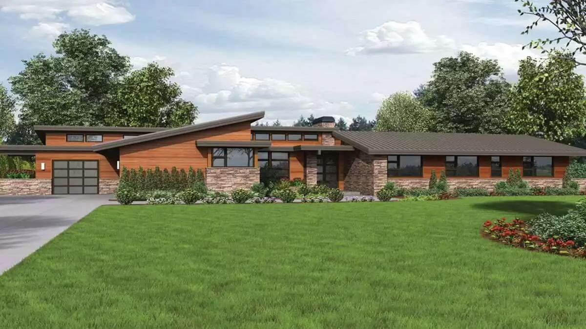 Contemporary Ranch Style 4-Bedroom Chebeague Home with Flex Room and Open-Concept Living (Floor Plan)