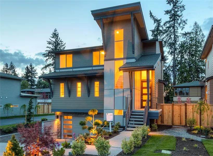Modern 4-Bedroom Archibald Home for Sloped and Narrow Lots with Drive-Under Garage (Floor Plan)