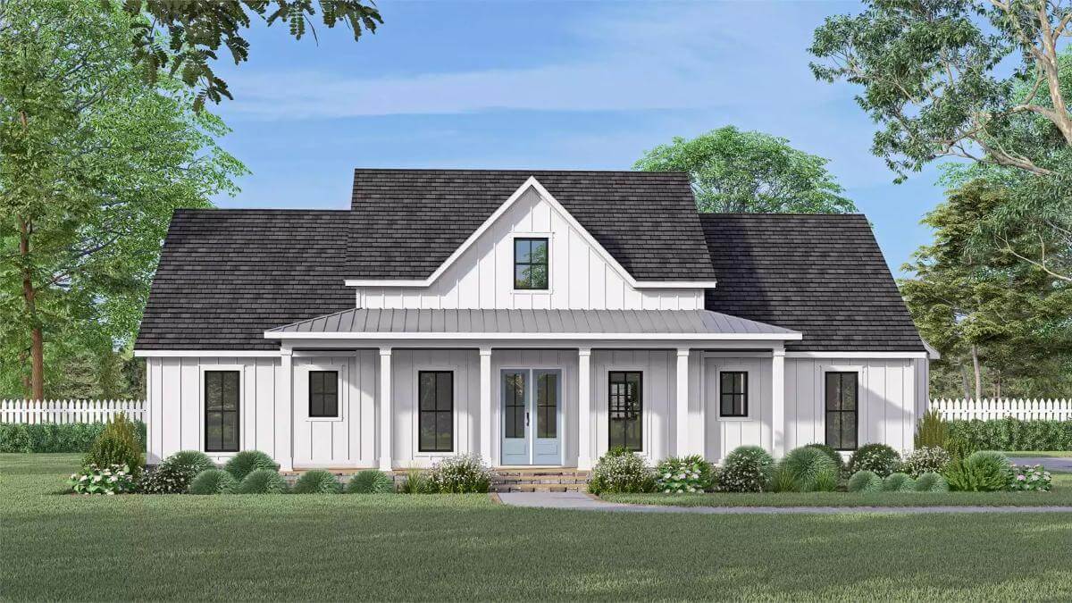 Summerset II 3-Bedroom Country Style Home for a Corner Lot with Bonus Room (Floor Plan)