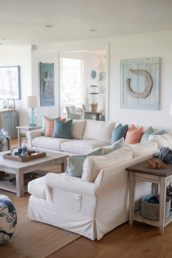 Do Living Rooms Look Good with a Coastal Vibe? You Be the Judge – Here ...