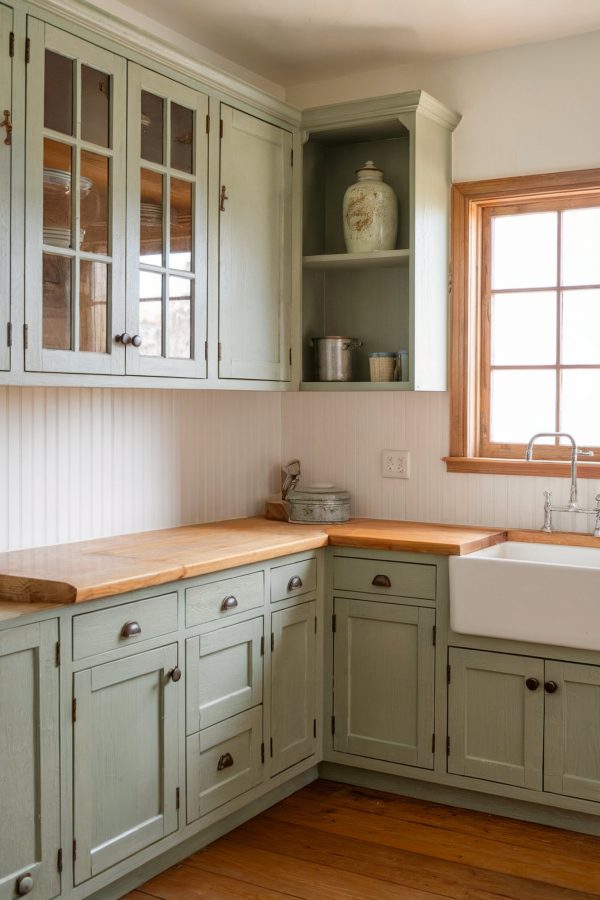 Can a Kitchen Look Fabulous with Green Cabinets? You Be the Judge ...