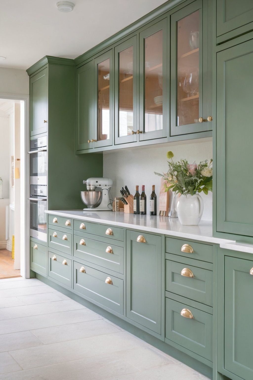 Can a Kitchen Look Fabulous with Green Cabinets? You Be the Judge ...