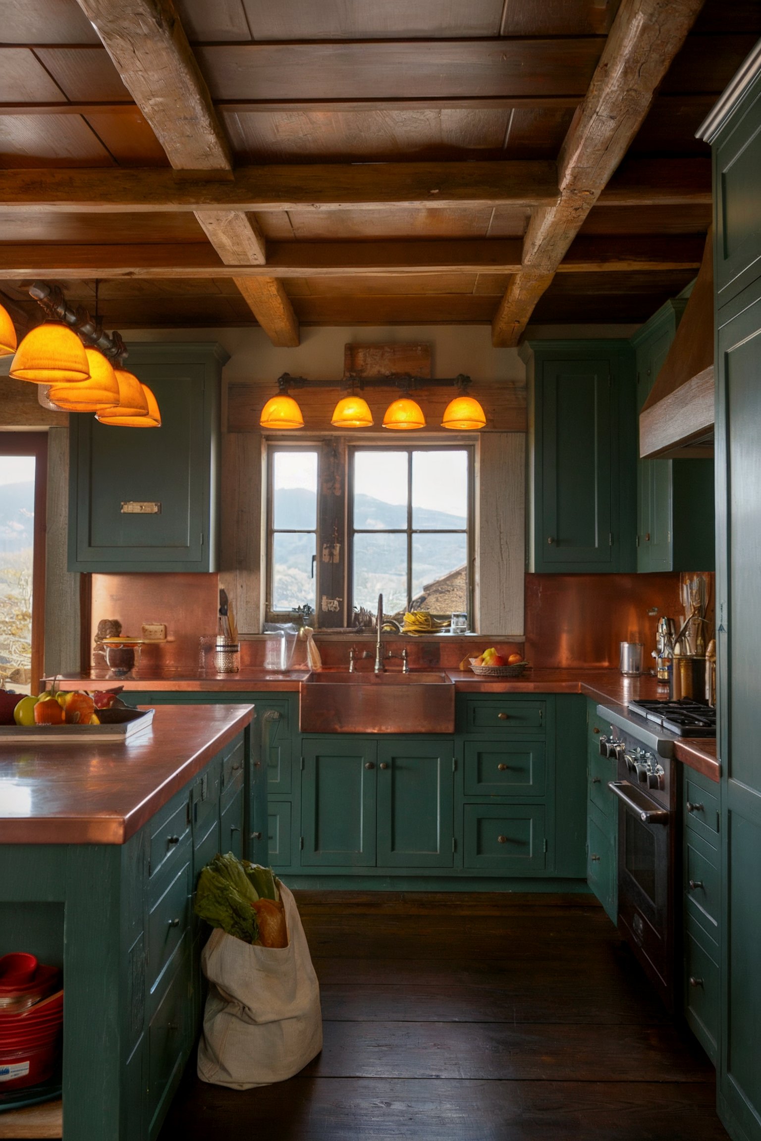 Can a Kitchen Look Fabulous with Green Cabinets? You Be the Judge ...