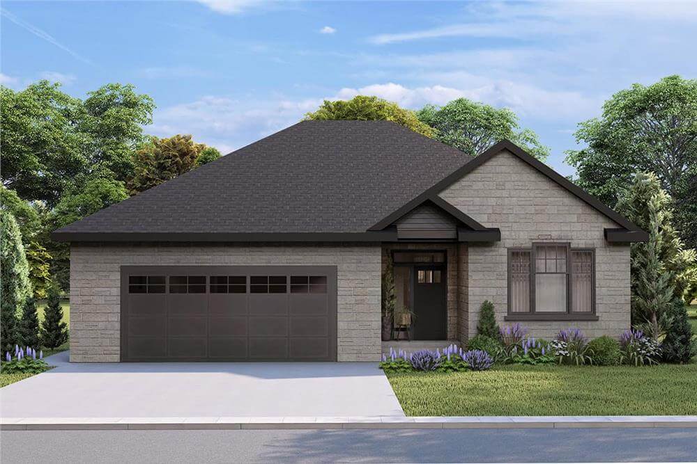 3-Bedroom Southern Home with Open-Concept Living and Covered Patio (Floor Plan)