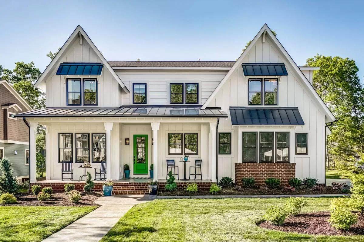 Shingle Style 5-Bedroom Home with Loft and Optional Basement (Floor Plan)