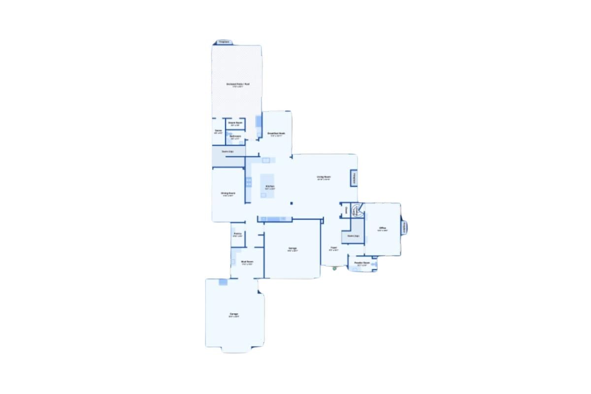 The Main Level Floor Plan