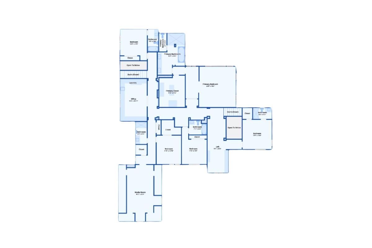 Second Level Floor Plan