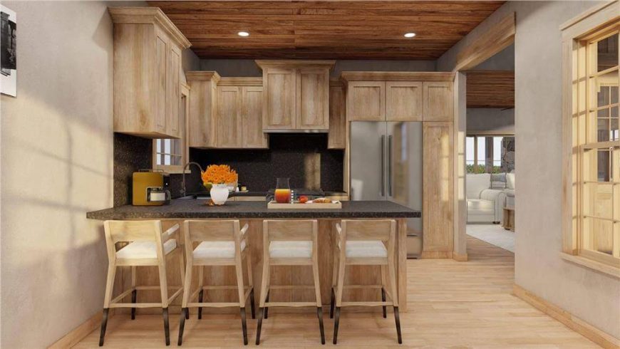 2-Bedroom Cabin with Covered Front and Back Porches (Floor Plan) – Home ...