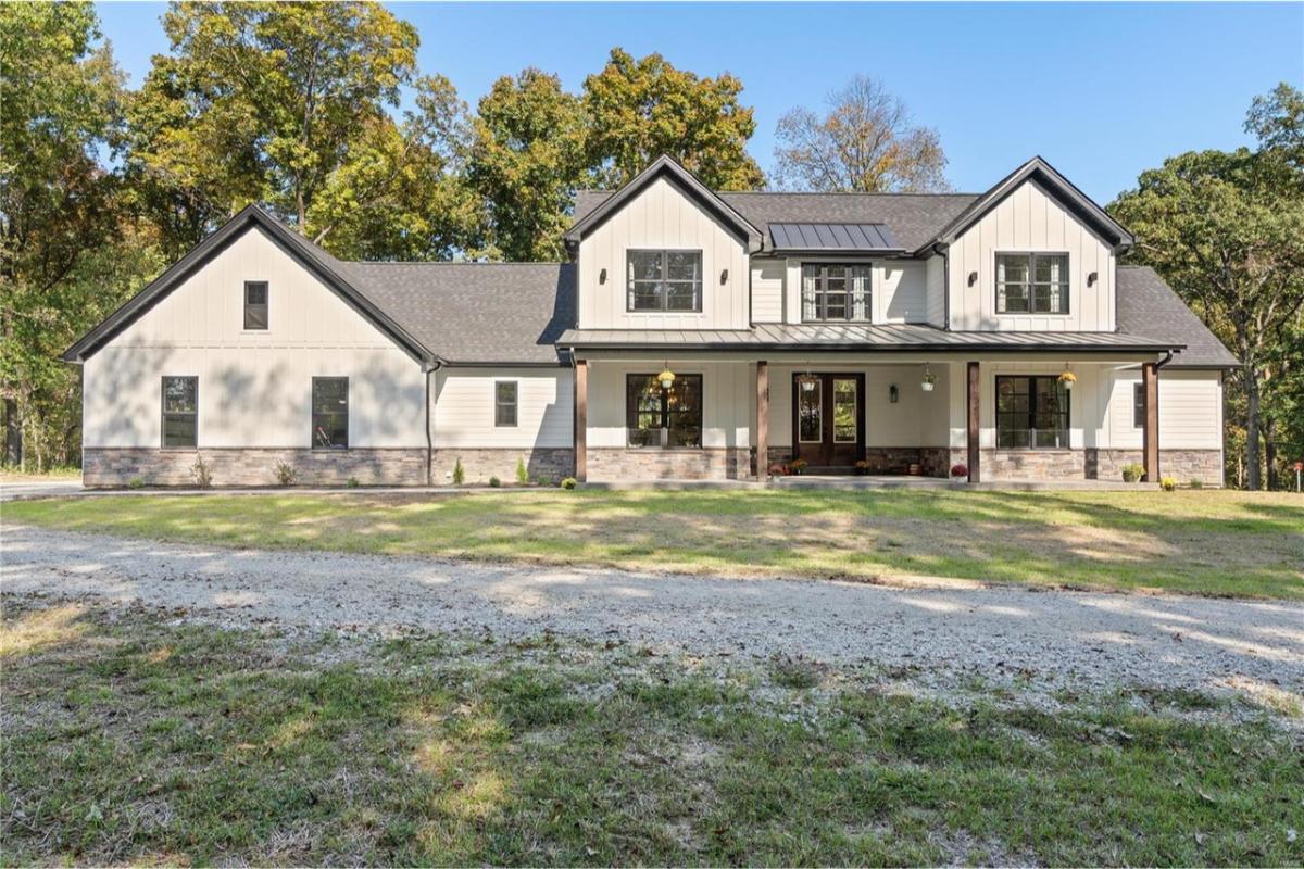 4-Bedroom Modern Farmhouse with Home Office and 3-Car Garage 